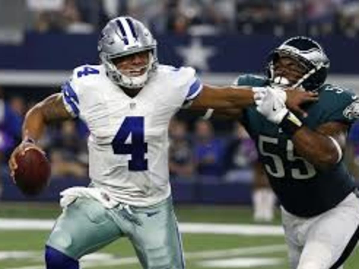 Dallas Cowboys quarterback Dak Prescott smiles on the sideline during a  preseason NFL football game against the Seattle Seahawks, Saturday, Aug.  19, 2023, in Seattle. (AP Photo/Lindsey Wasson Stock Photo - Alamy