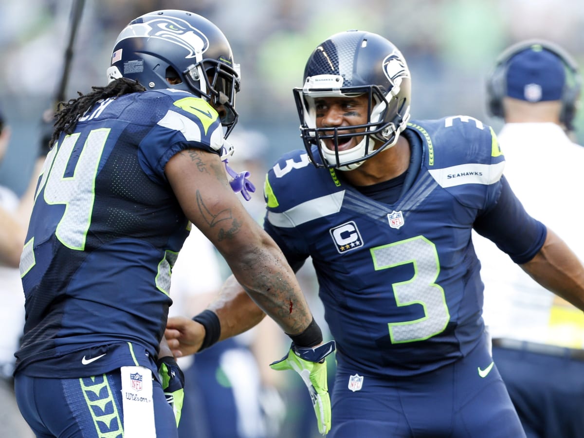 Behind Marshawn Lynch and Russell Wilson, Seahawks advance to play