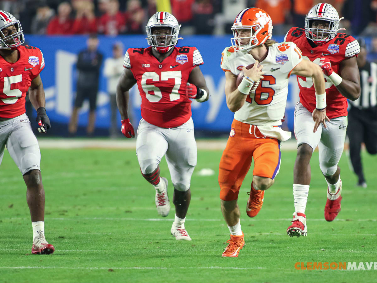 Trevor Lawrence 67-yard TD Run  #3 Clemson vs. #2 Ohio State 2019 