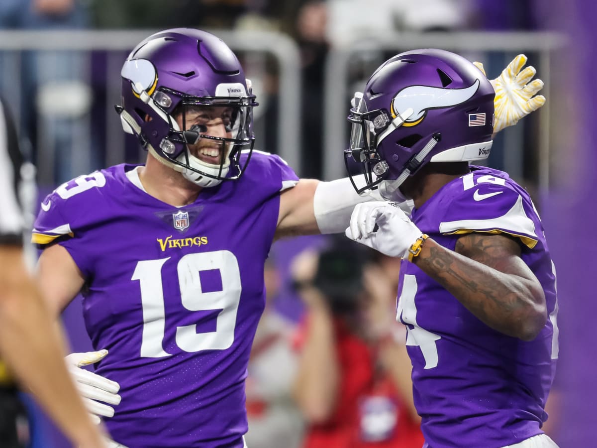 Vikings' Stefon Diggs misses practice; Adam Thielen suffers injury