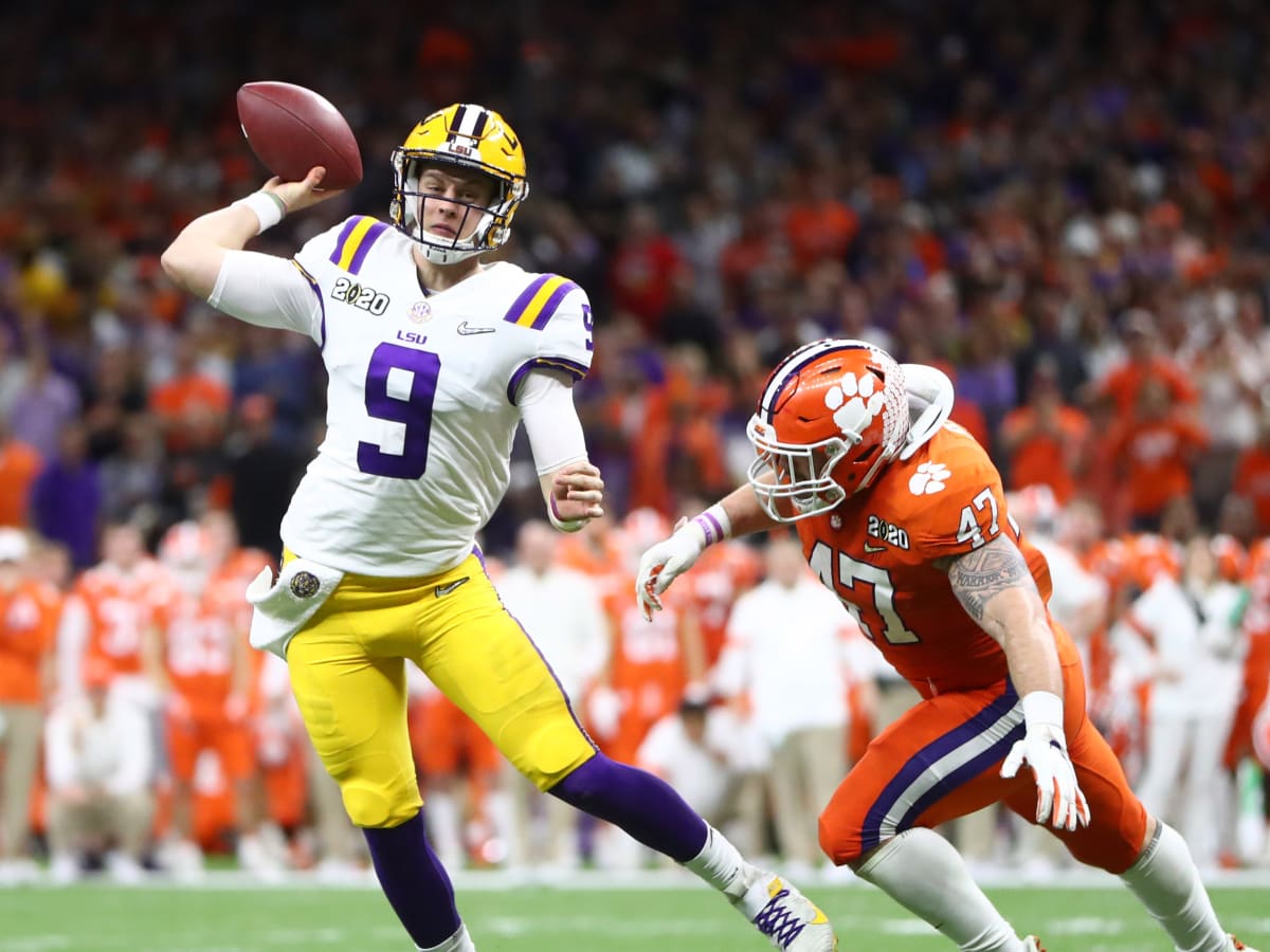 Joe Burrow Breaks Flurry of Records as LSU Defeats Clemson in