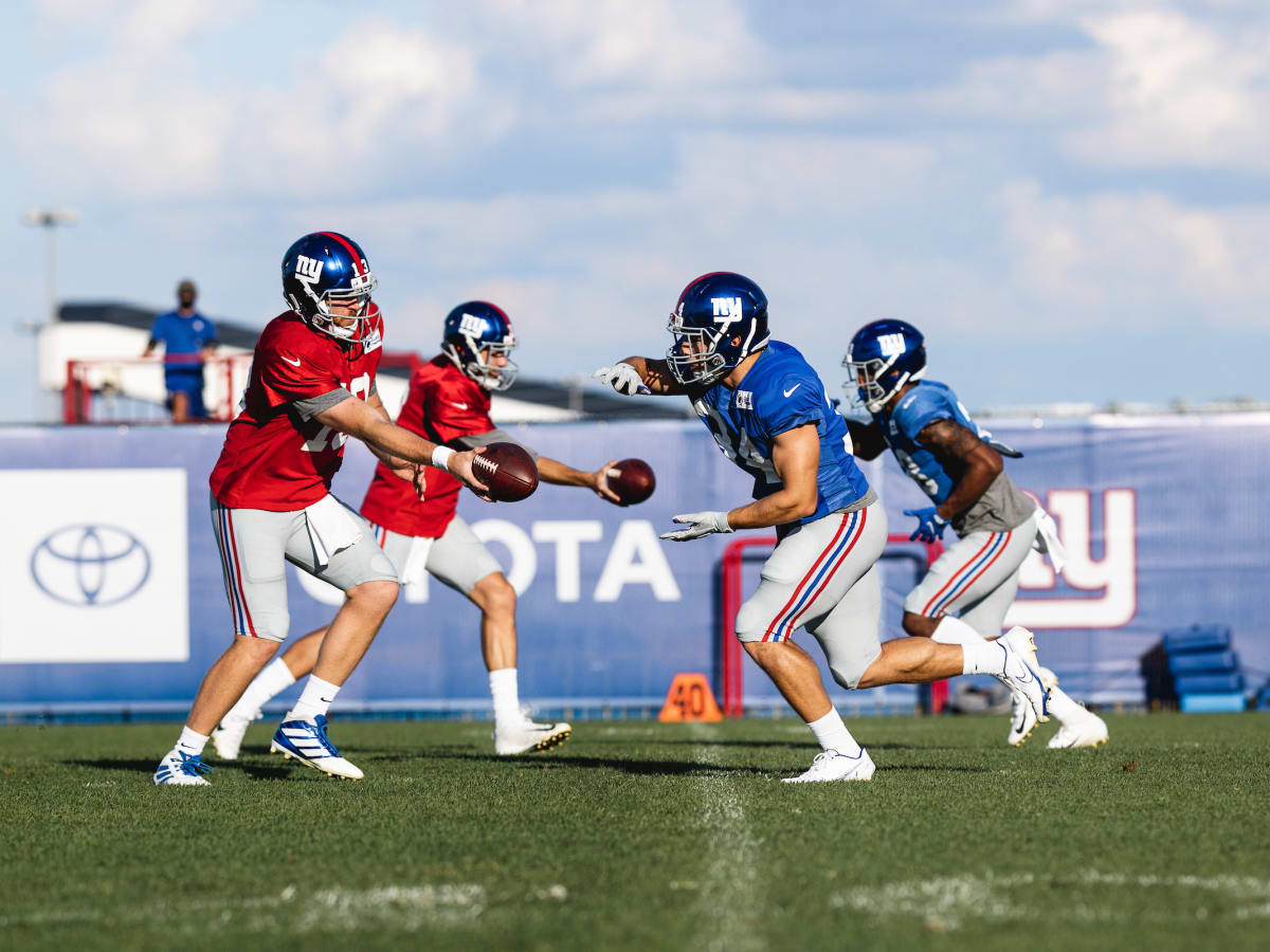 Sandro Platzgummer among New York Giants returning punts in OTAs