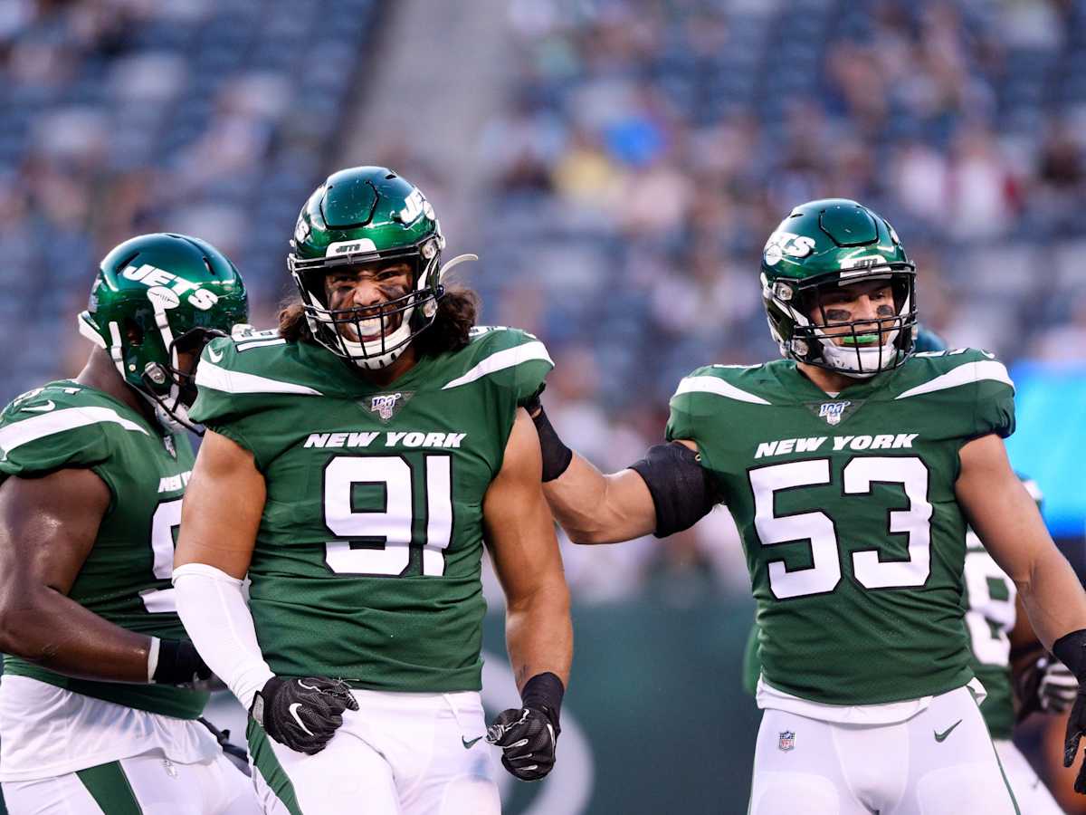 Stick to sports? Jets' Bronson Kaufusi used to – but now he's