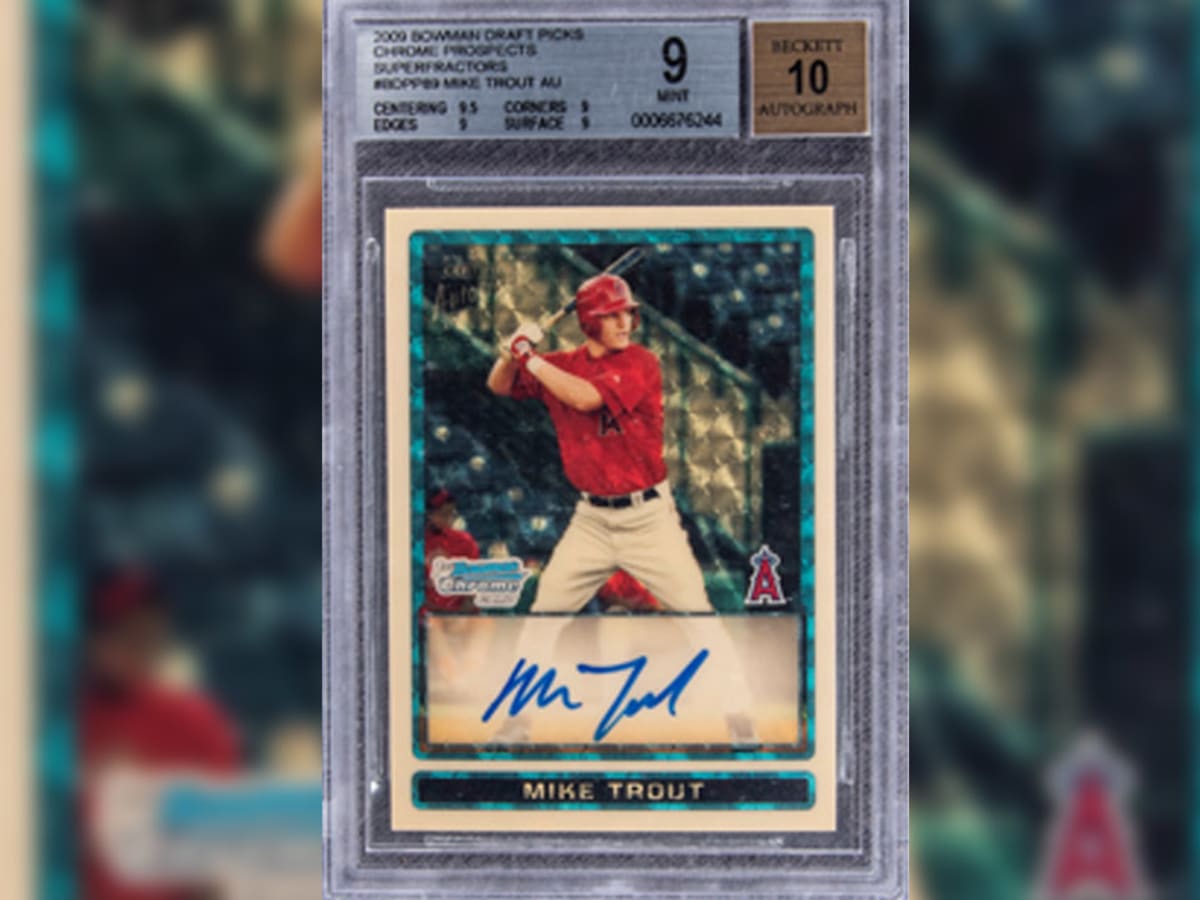 Mike Trout rookie card sets record, sells for nearly $4 million at