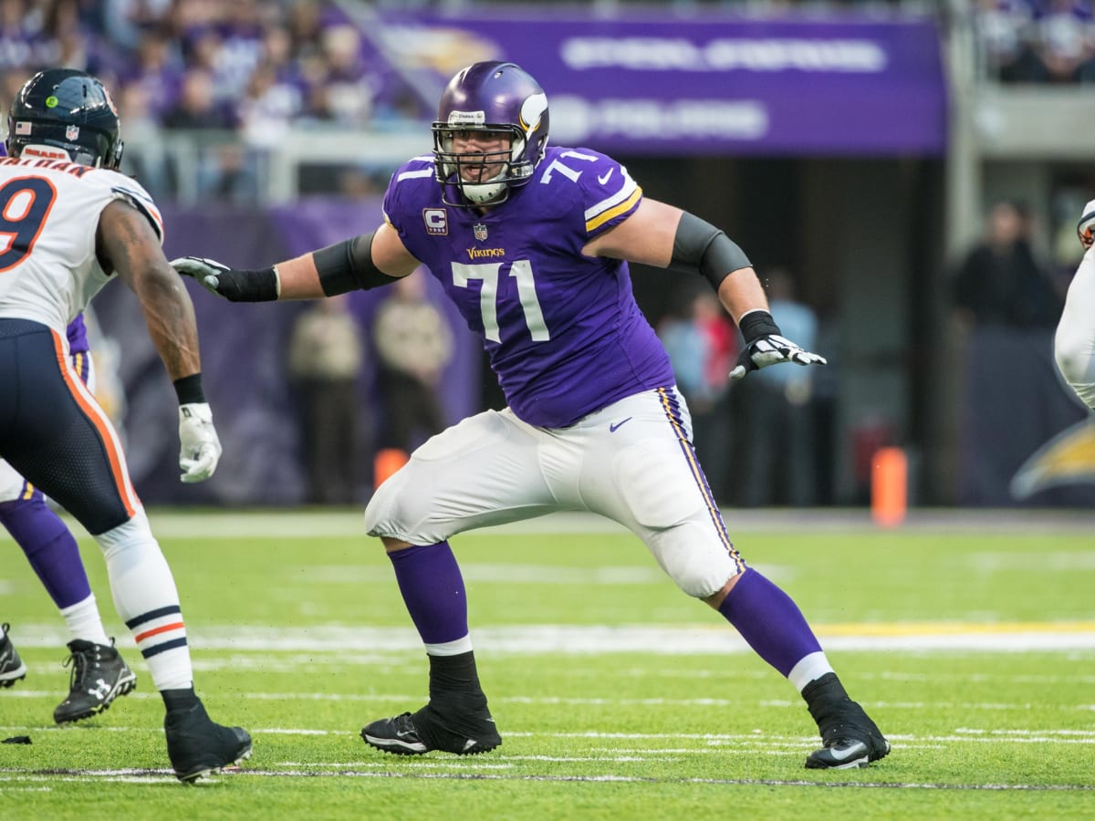 Minnesota Vikings offensive tackle Blake Brandel (64) blocks during the  second half of an NFL football game against the Arizona Cardinals, Sunday,  Oct. 30, 2022, in Minneapolis. (AP Photo/Abbie Parr Stock Photo - Alamy