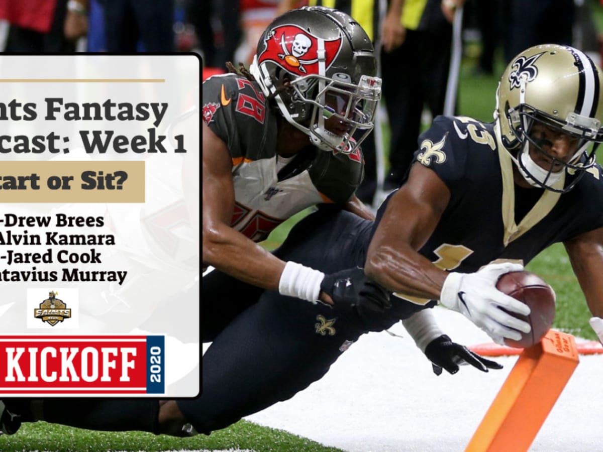 Start 'em, Sit 'em Week 1: Drew Brees and Other QB/TE/DST Fantasy Advice 