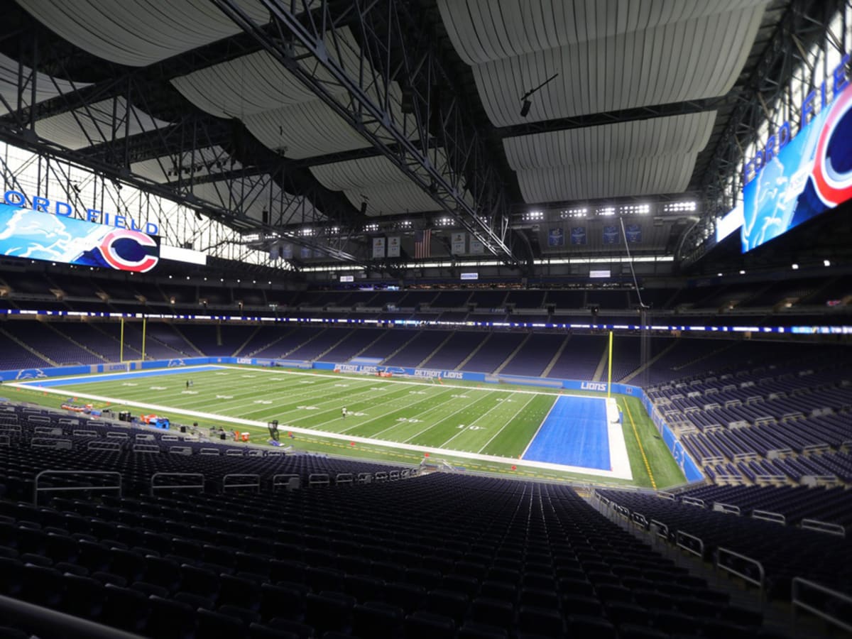 Ford Field getting its new turf : r/detroitlions