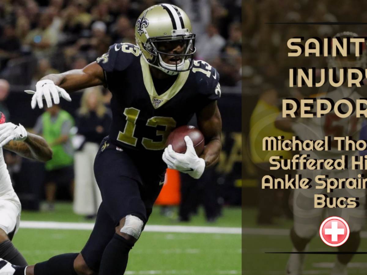 Report: Michael Thomas to miss several weeks with high-ankle injury