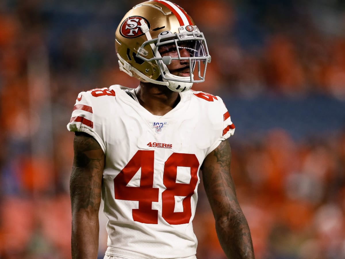 San Francisco 49ers cornerback Dontae Johnson (27) during the second half  of an NFL football game against the Buffalo Bills, Monday, Dec. 7, 2020, in  Glendale, Ariz. (AP Photo/Rick Scuteri Stock Photo - Alamy