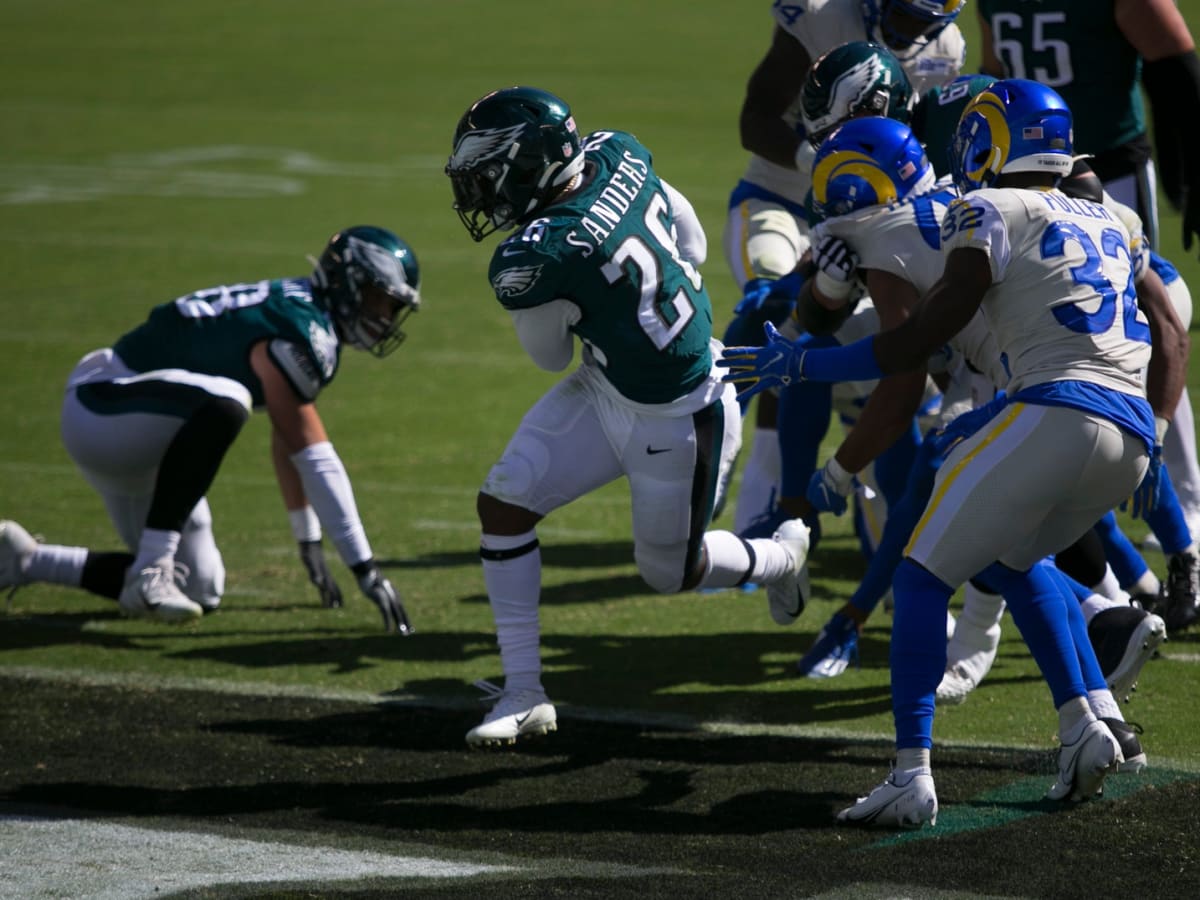 Miles Sanders awakens Eagles running game against Saints, the