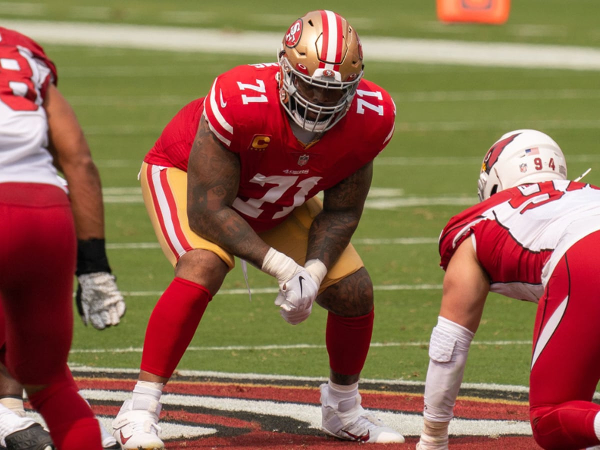 San Francisco 49ers offensive tackle Trent Williams (71) stands on the  sideline during an NFL football game, Saturday, Aug 19, 2023, in Santa  Clara, Calif. (AP Photo/Scot Tucker Stock Photo - Alamy