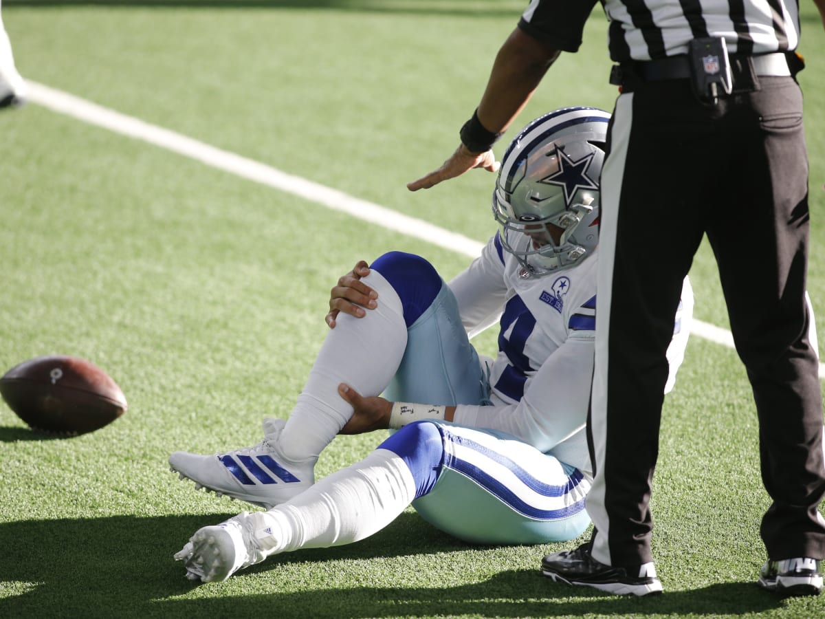 Prescott injured, Dalton leads Cowboys past Giants - The San Diego  Union-Tribune