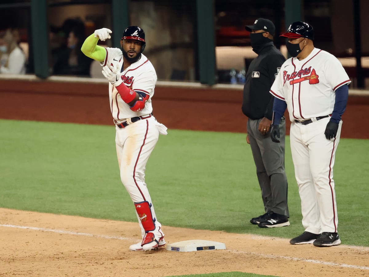 Atlanta Braves on X: Marcell Ozuna is the first player in #Braves history  to have at least four hits and four RBI in a postseason game. #MixItUp   / X