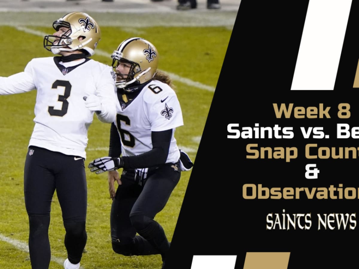 Here are some stats that made us smile from Saints Week 8 win vs