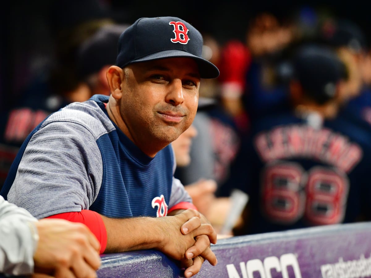 Manager Alex Cora of the Boston Red Sox watches the game in the third  News Photo - Getty Images