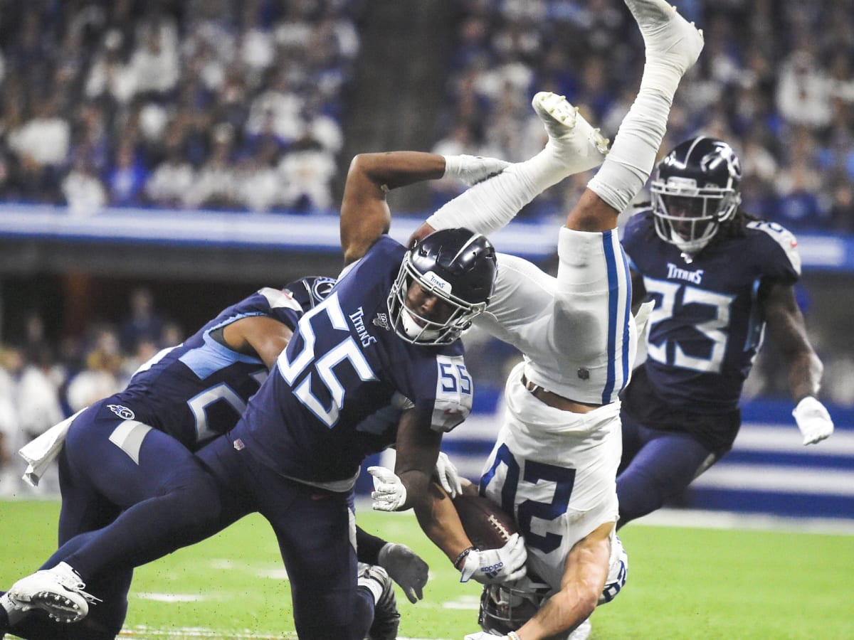 Indianapolis Colts Linebacker Darius Leonard on Titans Workhorse Derrick  Henry: 'He's a Defensive End Playing Running Back' - Sports Illustrated  Indianapolis Colts News, Analysis and More