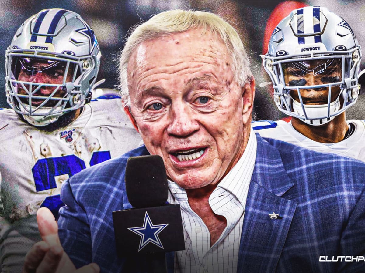 Jerry Jones mum on Cowboys wearing throwback white helmets in 2022