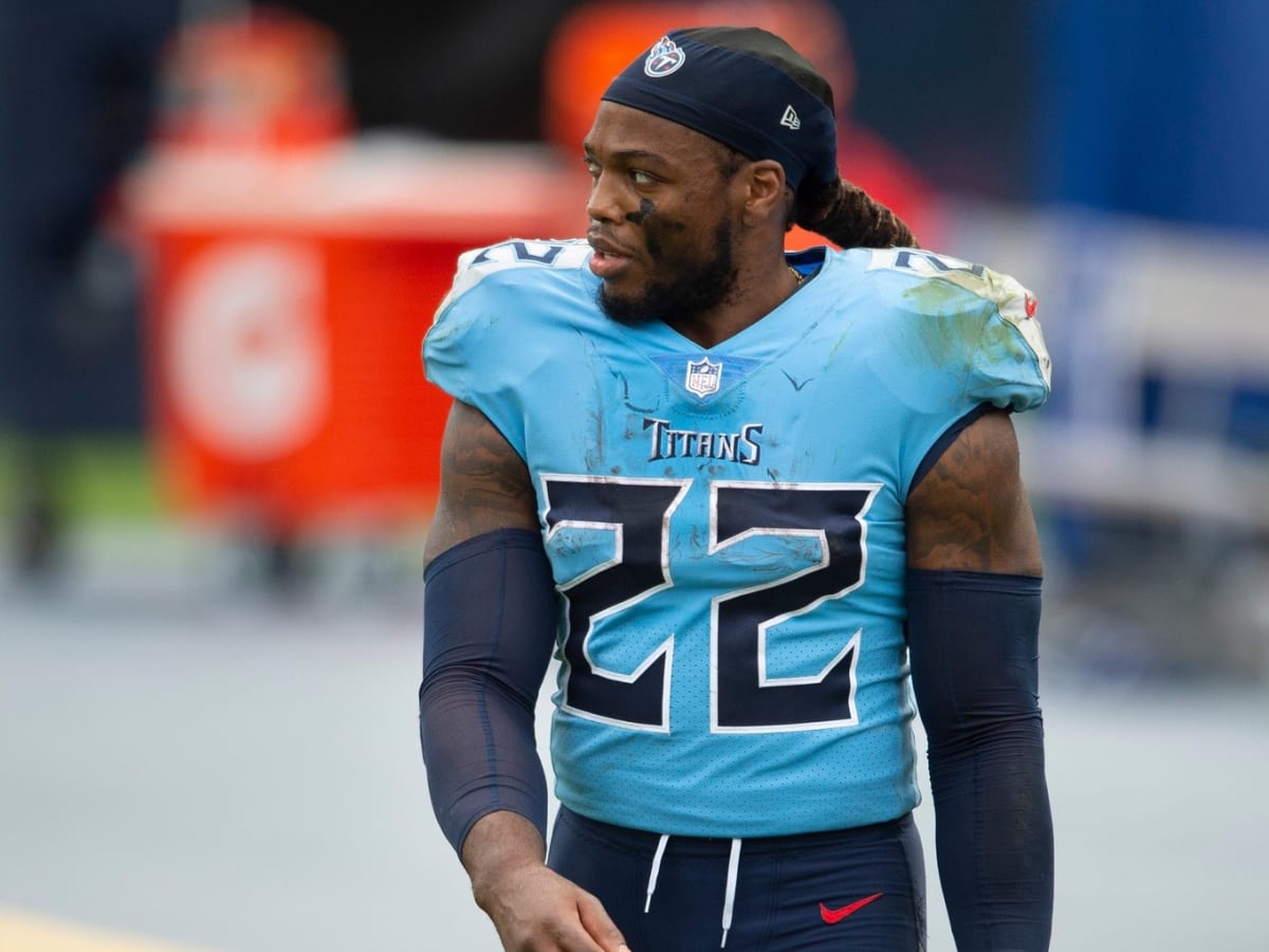 Tennessee Titans Derrick Henry #22 Nfl Great Player White 100th