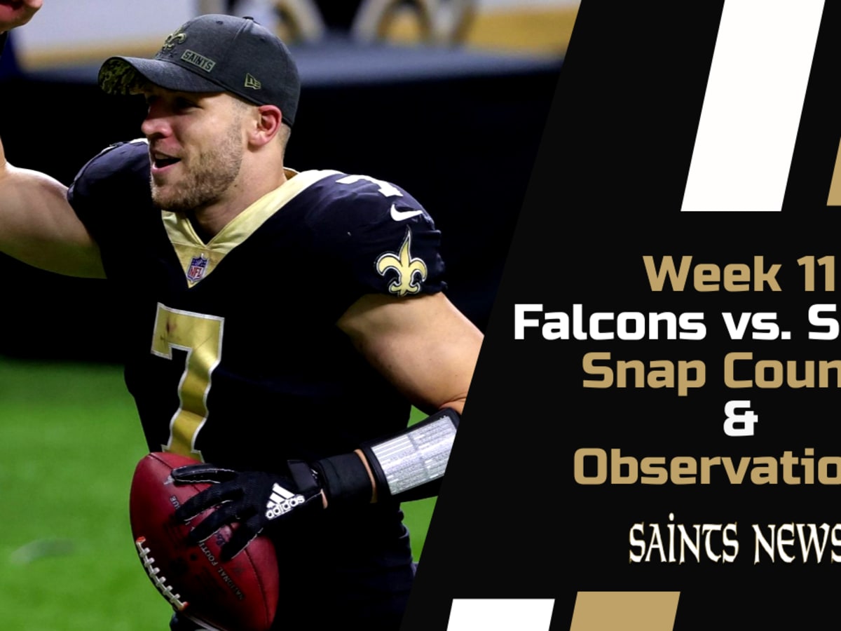 Week 12 New Orleans Saints Snap Counts and Observations - Sports  Illustrated New Orleans Saints News, Analysis and More