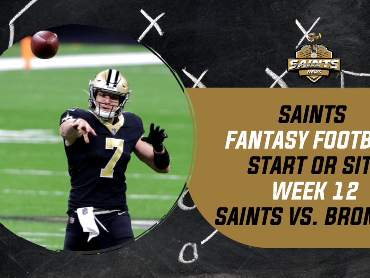 Saints Fantasy Football: Start 'em or Sit 'em in Week 2 - Sports  Illustrated New Orleans Saints News, Analysis and More