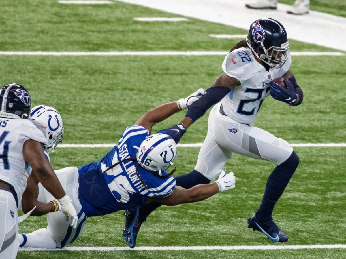 Henry leads Titans' run to AFC South lead 45-26 over Colts