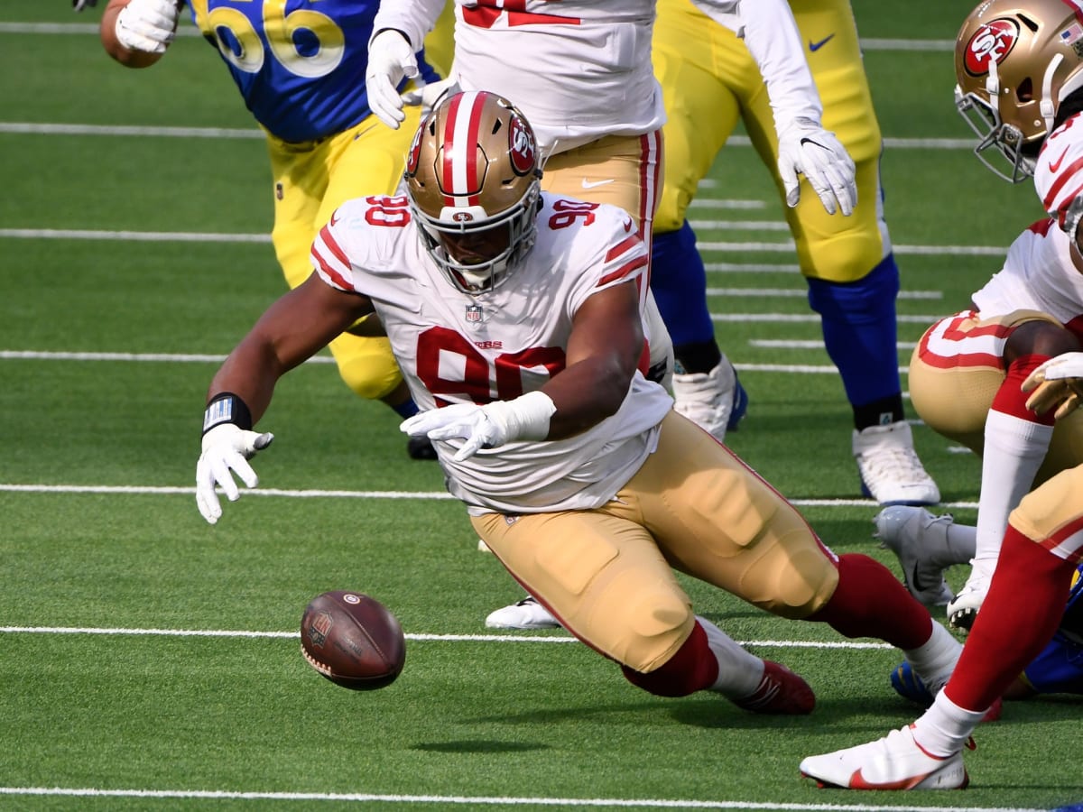 Kevin Givens playing, producing like 'alpha' along 49ers