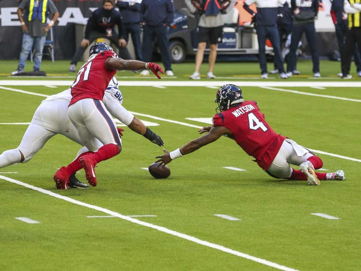 NFL on X: .@Haason7Reddick's first half: - 2 sacks - 1 forced fumble - 1  fumble recovery Game wrecker. 