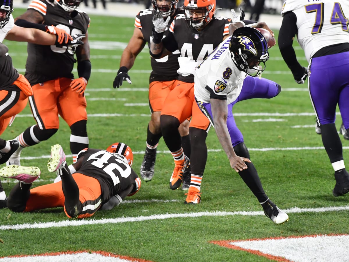 Lamar Jackson wins a playoff game; Browns overcome hectic week - Sports  Illustrated