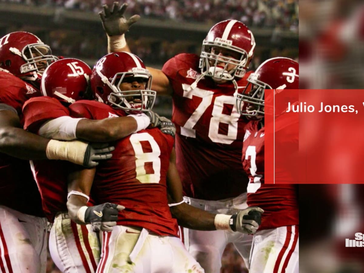 Julio Jones, wide receiver for Alabama, and number six overall