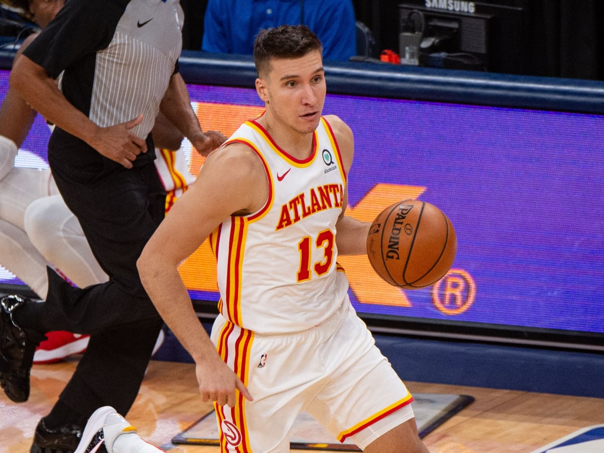 Hawks G Bogdan Bogdanovic out after fracturing right knee