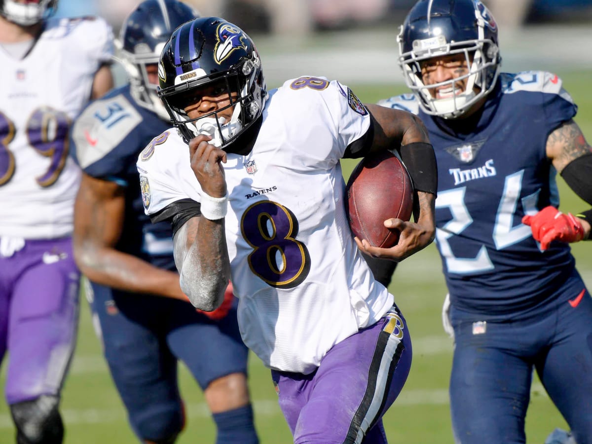 NFL playoffs: Lamar Jackson helps Ravens run past Titans in Tennessee