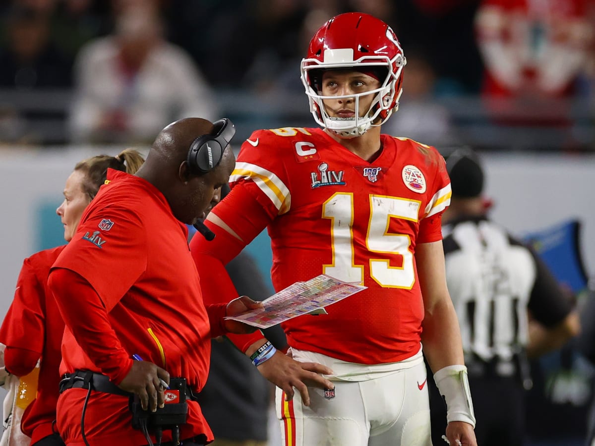 KC Chiefs' Patrick Mahomes supports NFL OC Eric Bieniemy