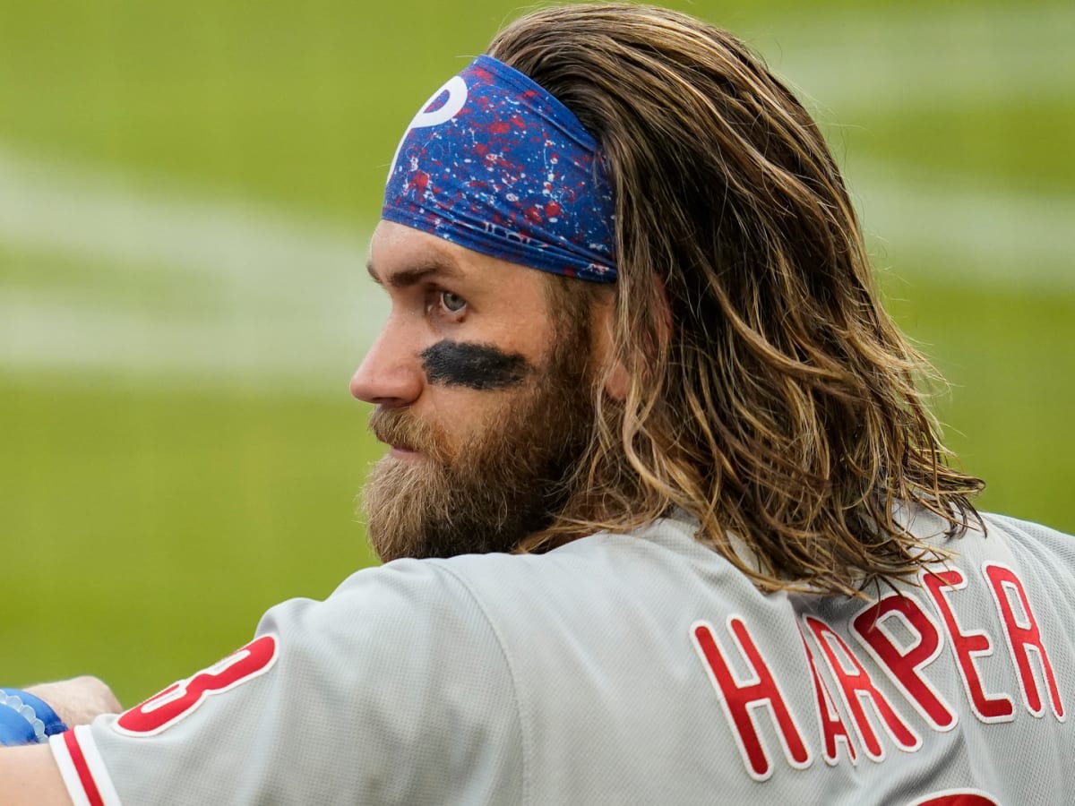 Bryce Harper's headband collection continues to grow with latest