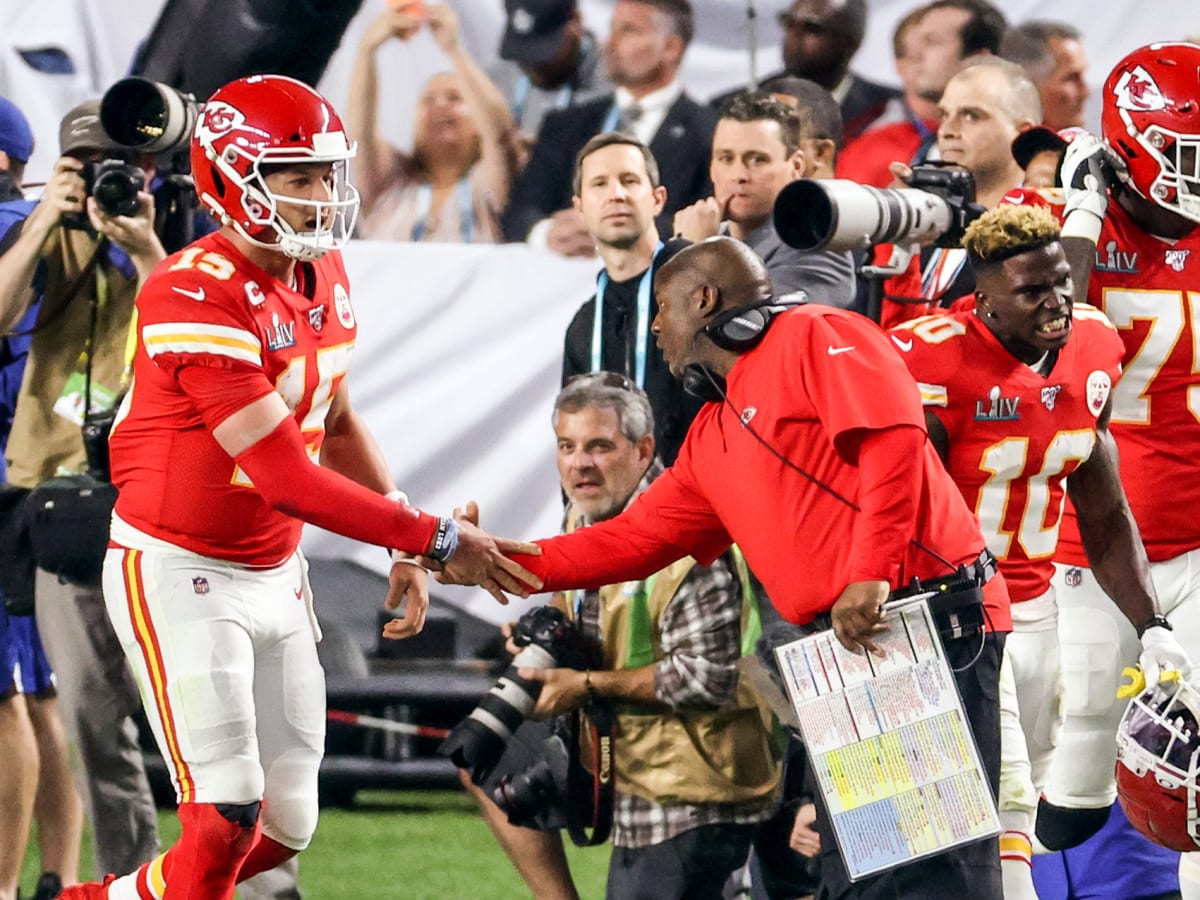 Chiefs' Eric Bieniemy explains why Patrick Mahomes make game