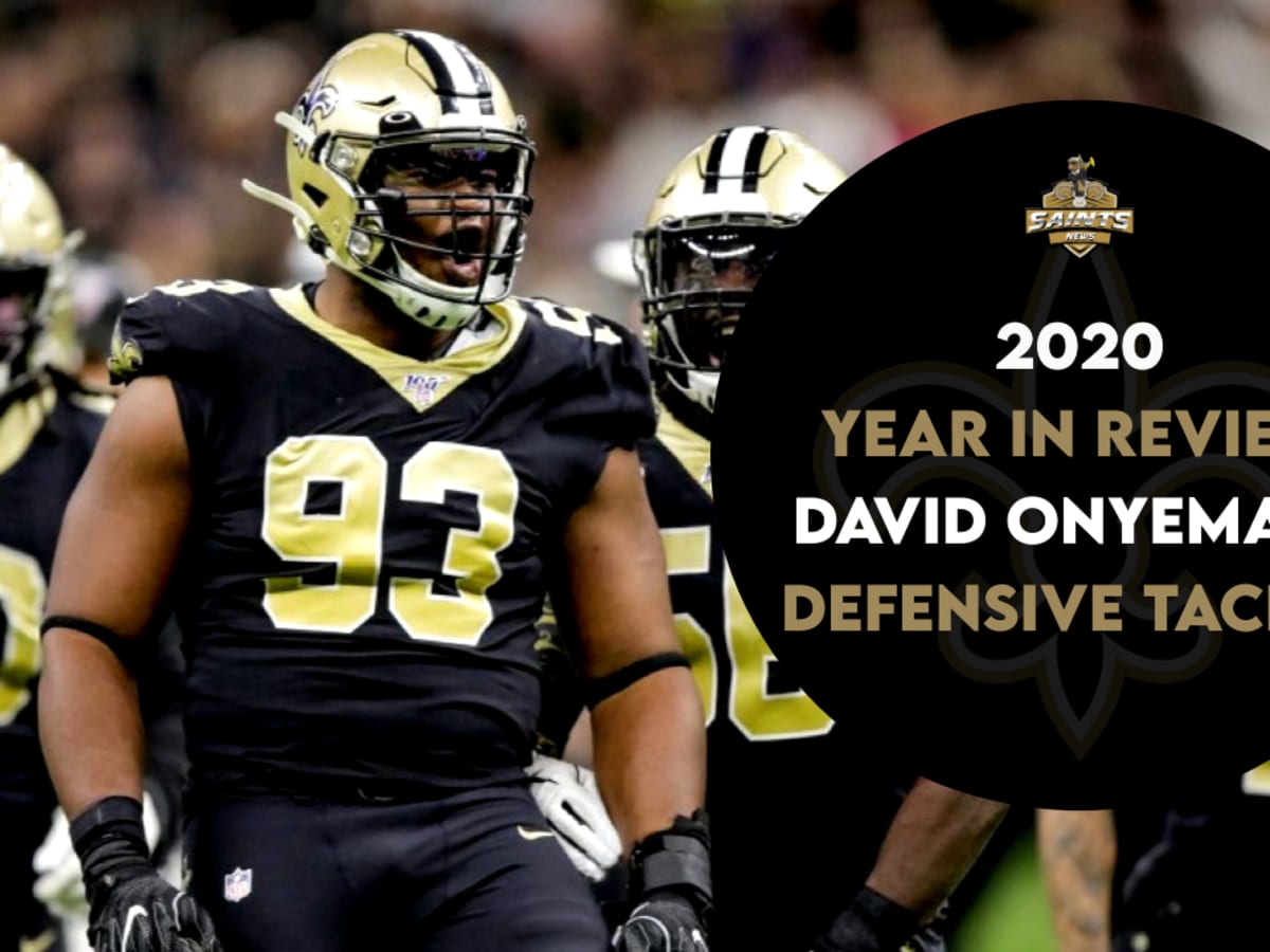 Saints believe second-year DT David Onyemata is showing improvement, PFF  News & Analysis