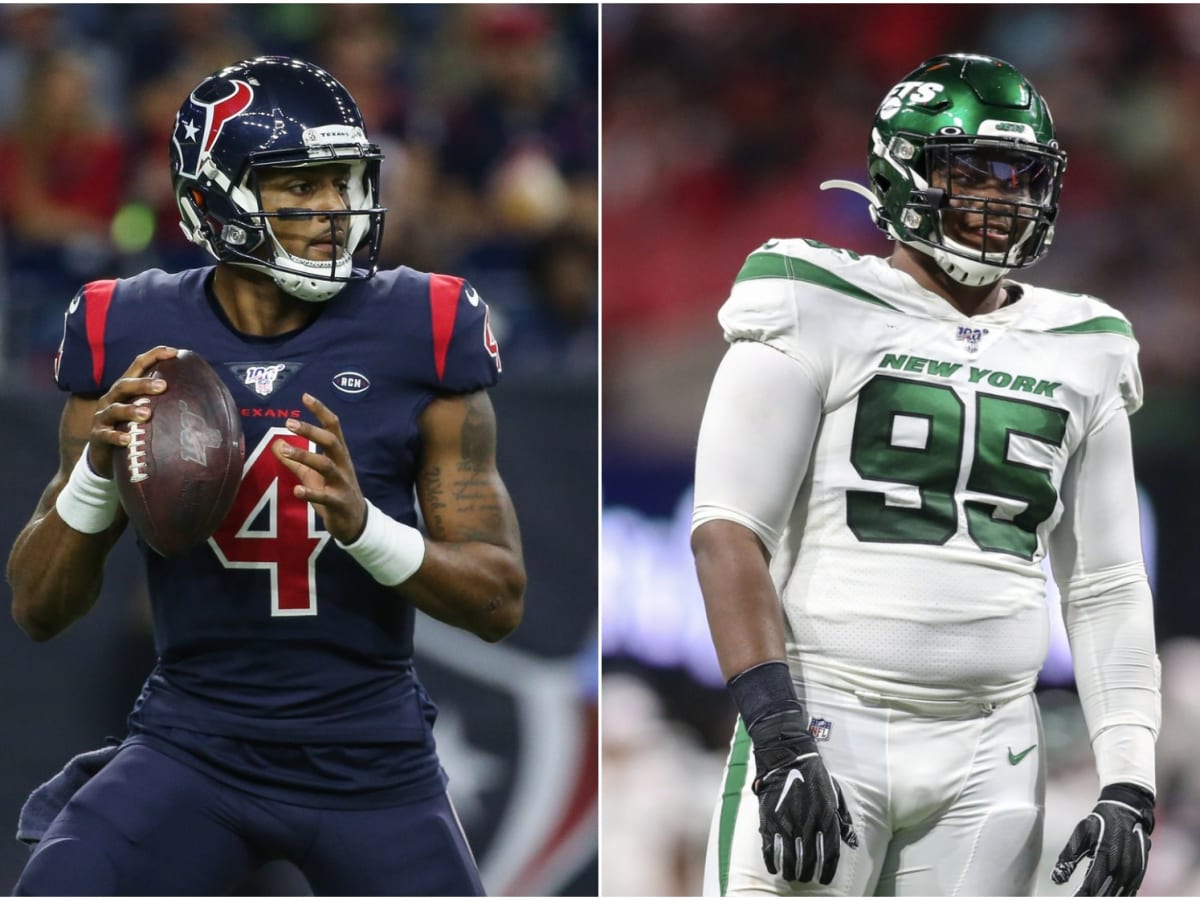 New York Jets video: Sam Darnold signs Deshaun Watson jersey