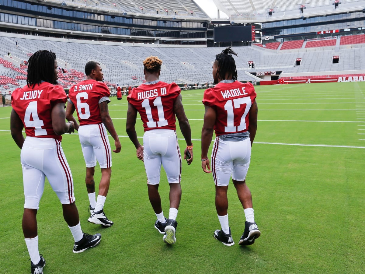 Jaylen Waddle, Ja'Marr Chase, DeVonta Smith react to their first