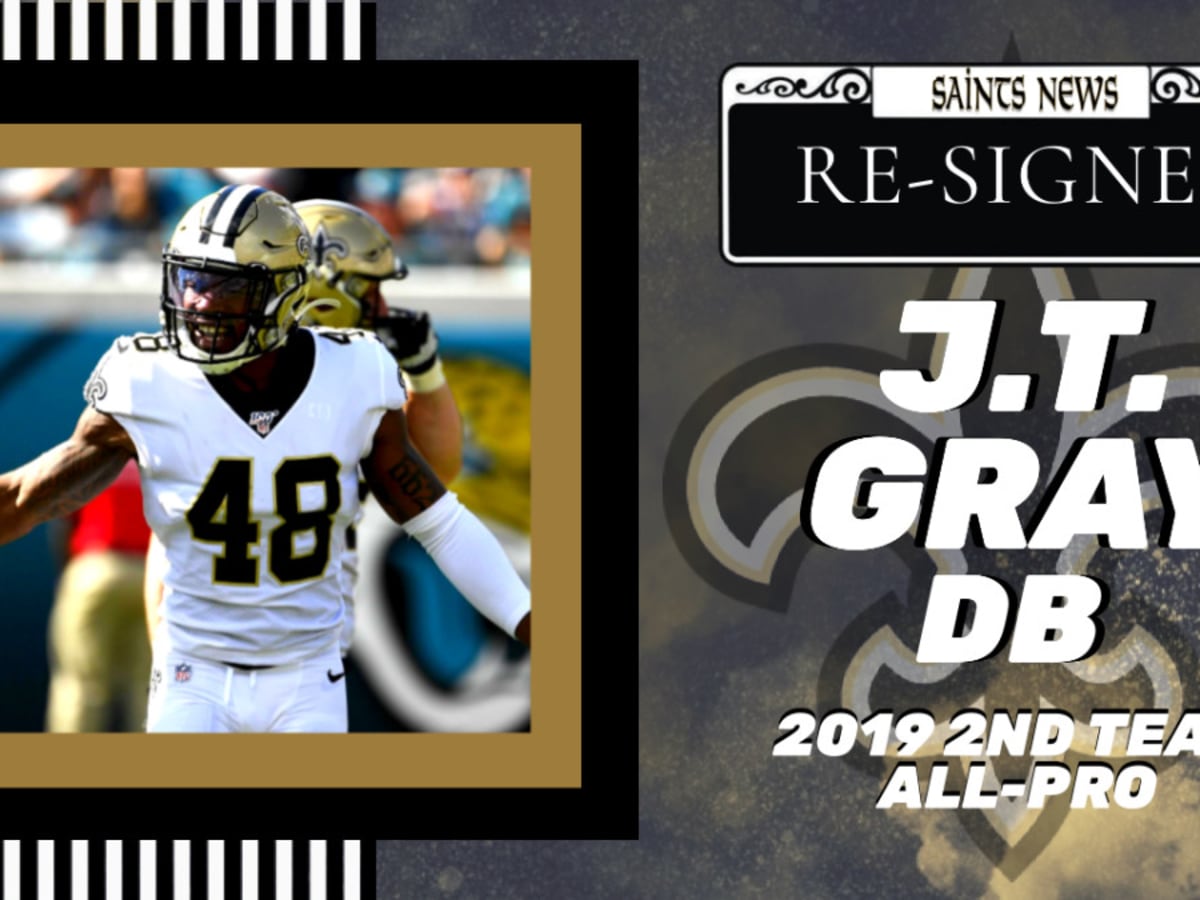 New Orleans Saints on Twitter: As he celebrates his birthday today, a look  at how J.T. Gray went from undrafted free agent to First-Team All-Pro and Pro  Bowl starter 