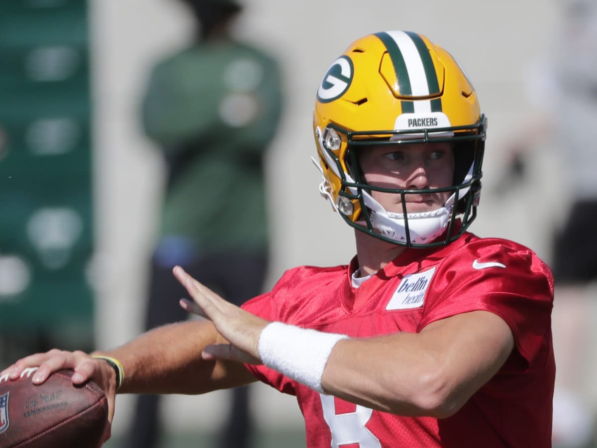 Packers rookie Tim Boyle bought himself a Rodgers jersey