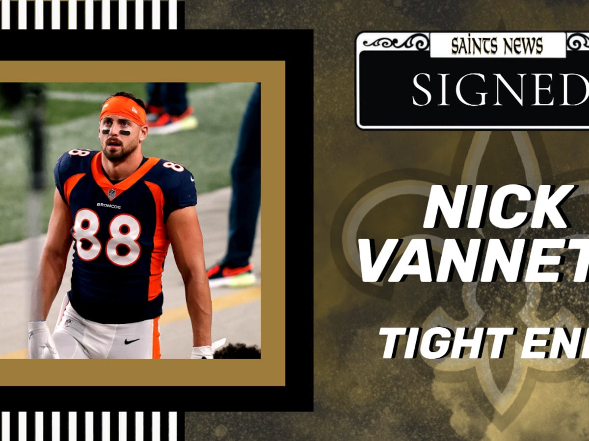 Saints, TE Nick Vannett Restructure Contract - Sports Illustrated