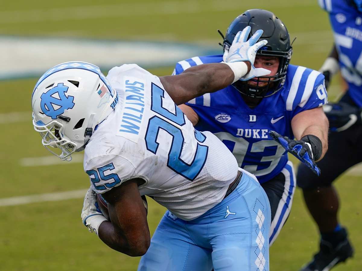 Miami Dolphins running back? North Carolina's Javonte Williams fits.