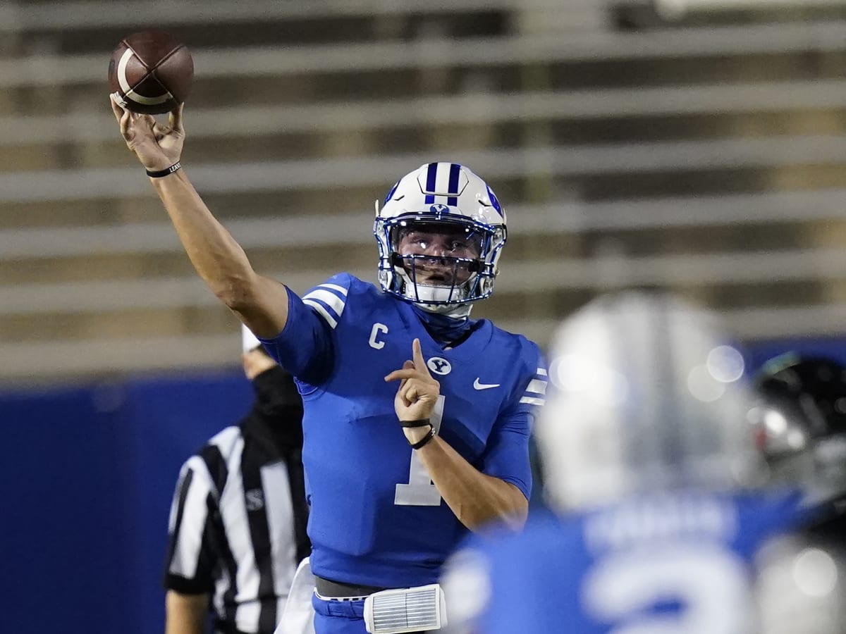 BYU quarterback Zach Wilson flashes arm strength for Jets brass, NFL teams  at pro day - ESPN