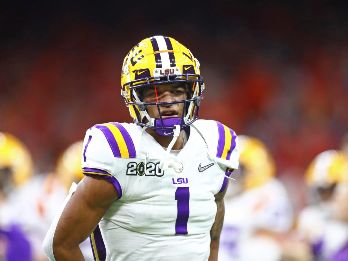 Wide receiver Ja'Marr Chase impresses at LSU's pro day