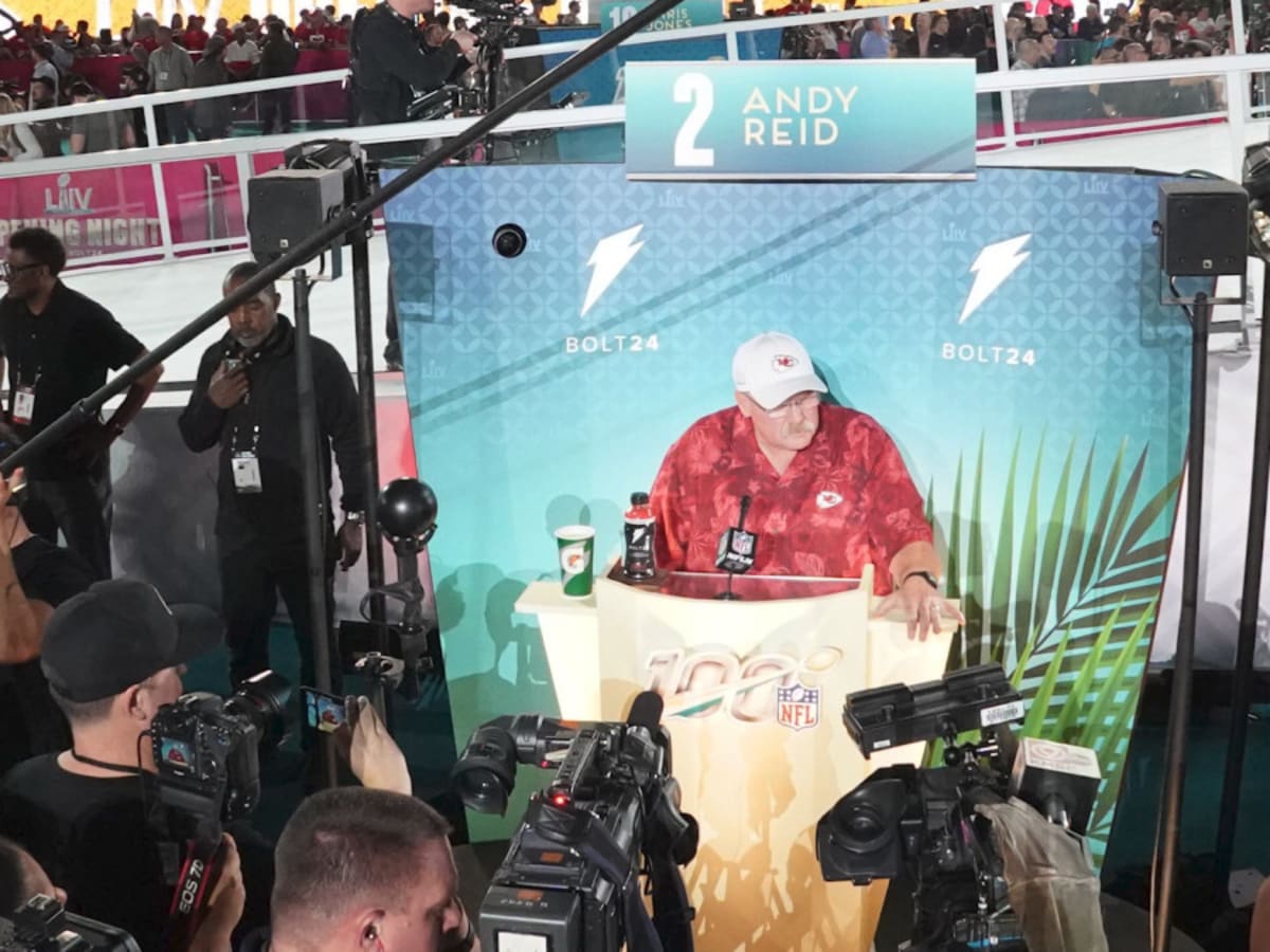 What trademark Hawaiian shirt will we see Andy Reid wear before