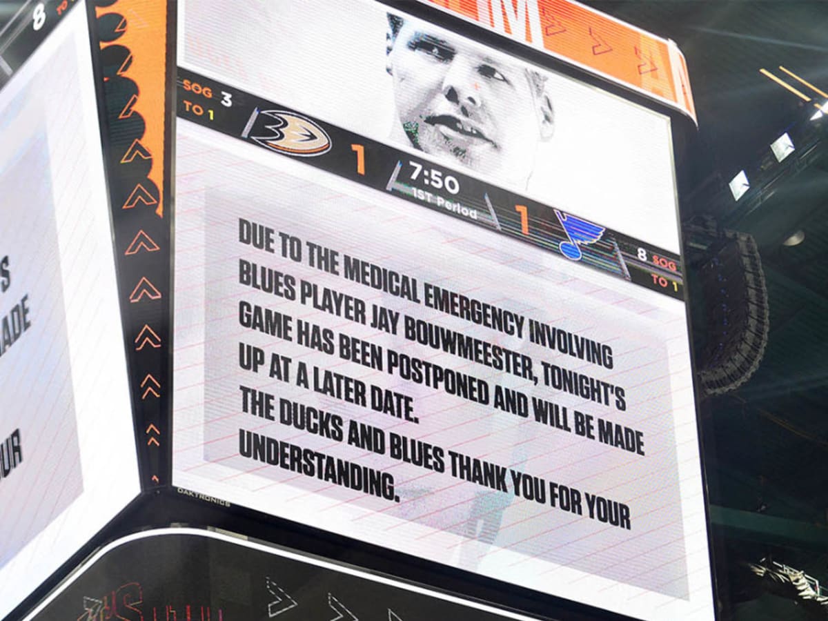 NHL Game Postponed After Player Collapses in 'Cardiac Episode