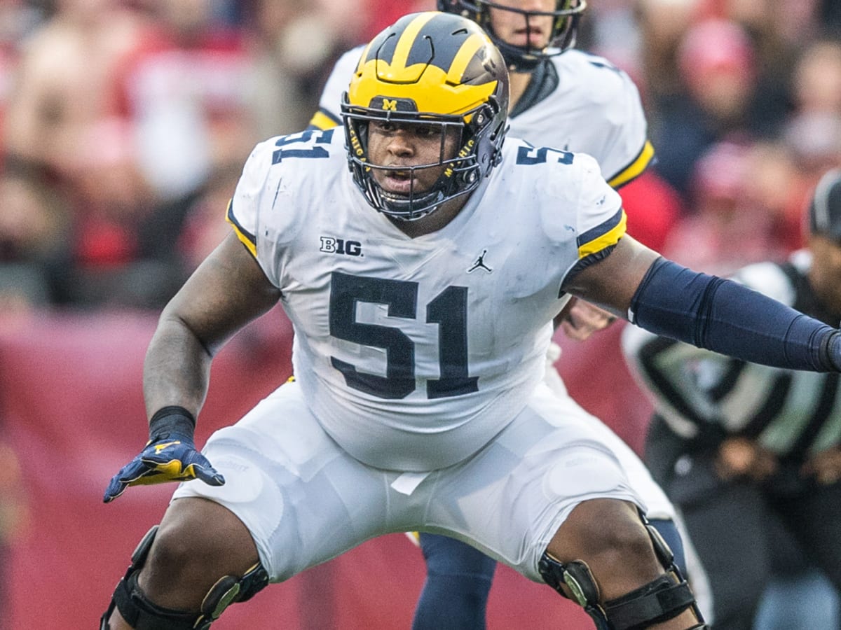 Discussing the top Michigan Wolverines football topics surrounding the NFL  draft, including Cesar Ruiz, Josh Uche & more