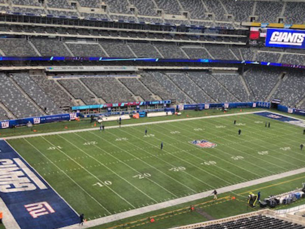 \ud83d\udcf8 Legacy end zones painted at MetLife Stadium