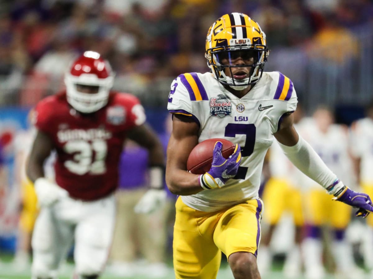 LSU's Justin Jefferson battles to be top receiver in NFL draft