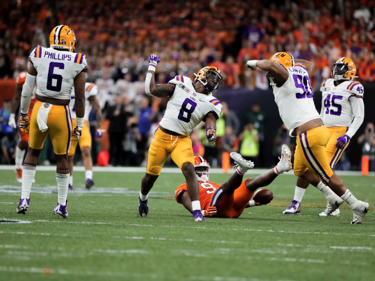 NFL Draft: 28. Ravens ➡️ LSU LB Patrick Queen. #nfl #nflnews