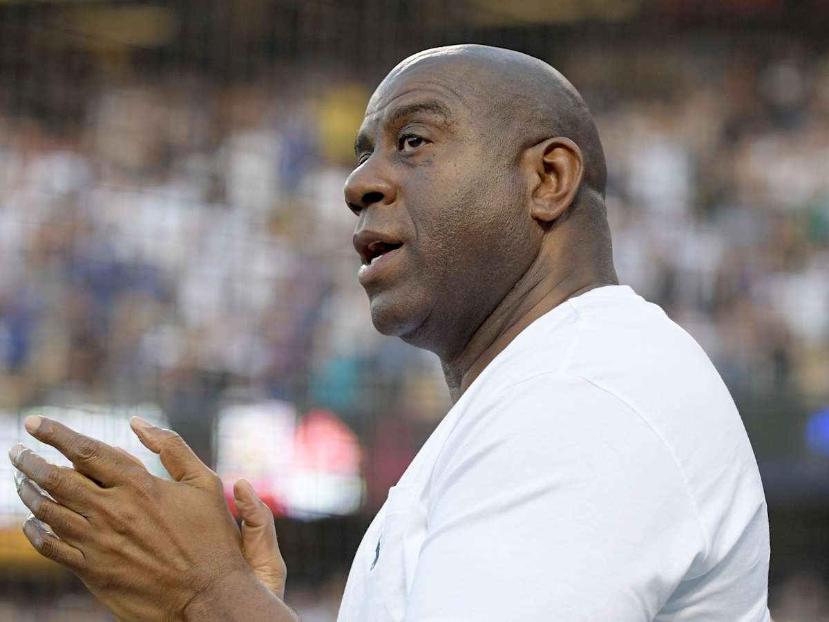 Magic Johnson's emotional reaction to deadly Michigan State